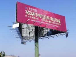 延安户外高架广告牌的应用及优势